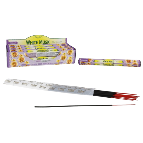 Conuri și betisoare parfumate - Betisoare parfumate 24g White Musk 20/set