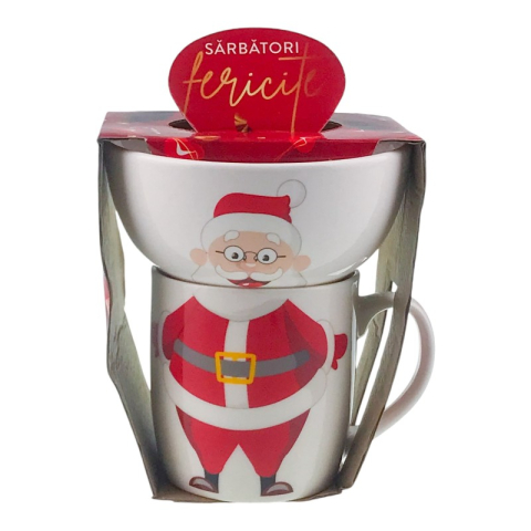 Set bol si cana din ceramica 13x16 cm [6]