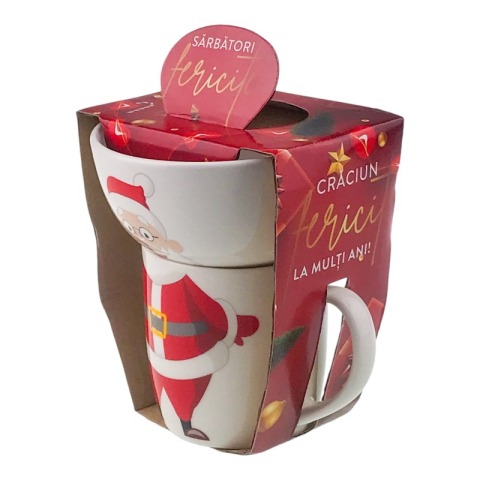 Set bol si cana din ceramica 13x16 cm [7]