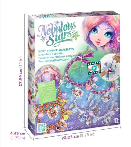 Accesorii personale și beauty - Set creativ bratari de prietenie Nebulous Stars