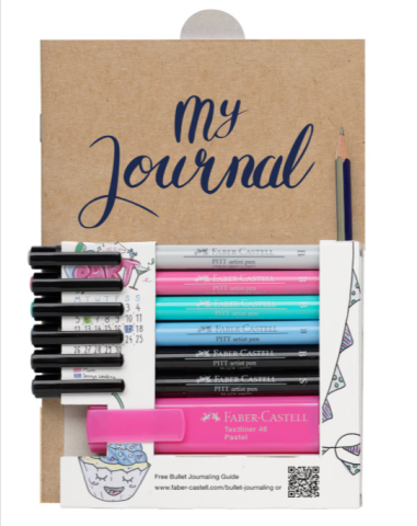 Instrumente de scris - Set Bullet Journaling Faber-Castell 9 piese