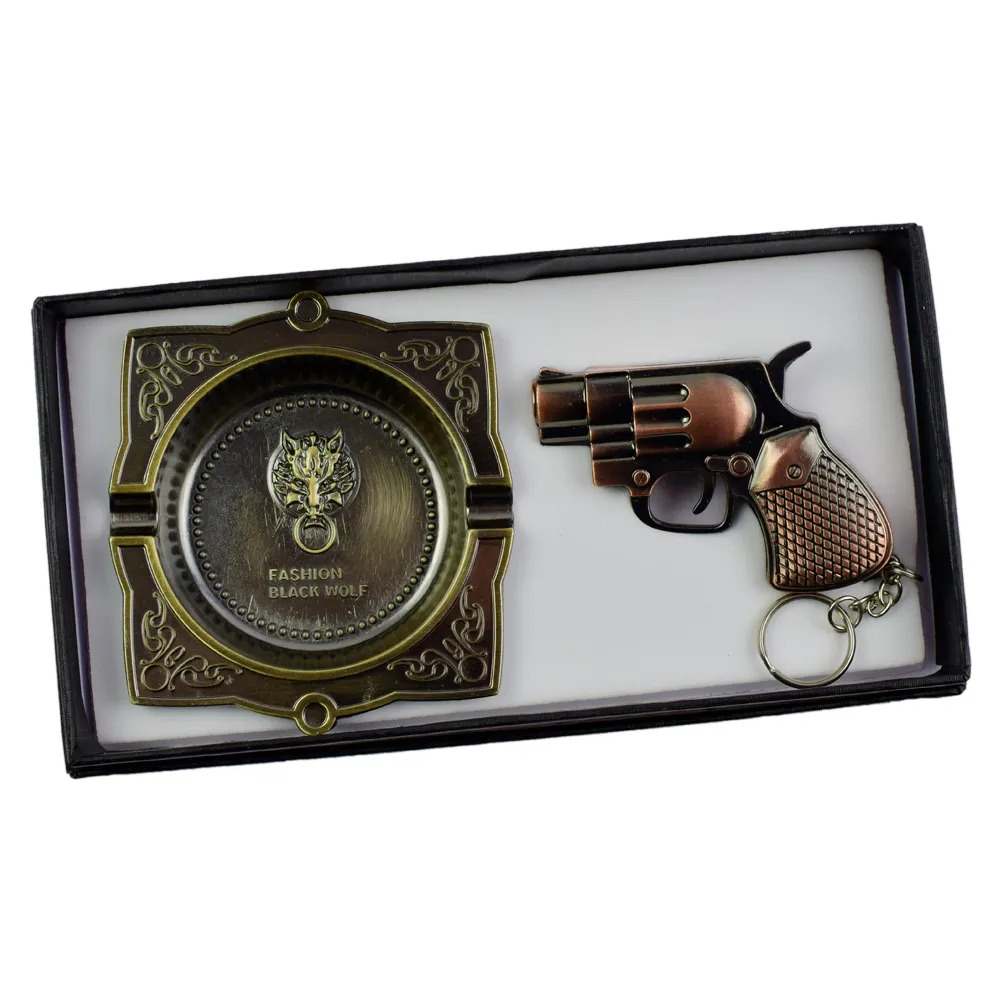 Ornamente și figurine decorative - Set cadou 2 piese pentru barbati 18 x 2 x 9 cm