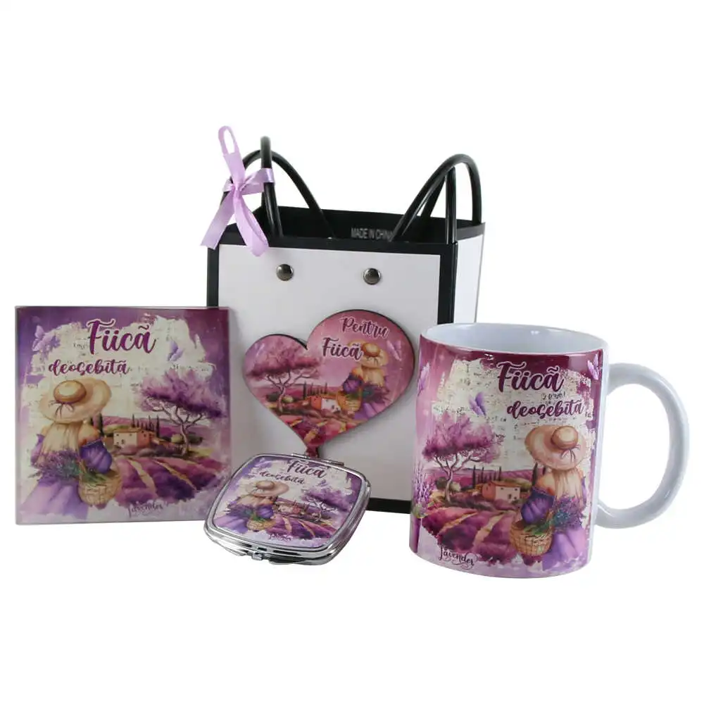 Seturi cadou - Set cadou „Fiica deosebita” cu 4 piese
