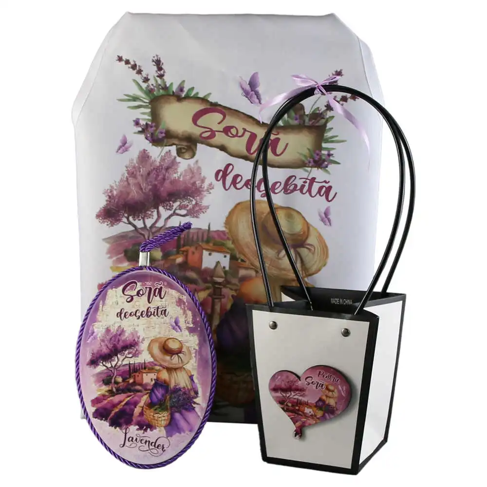 Seturi cadou - Set cadou „Sora deosebita” cu 3 piese Lavender