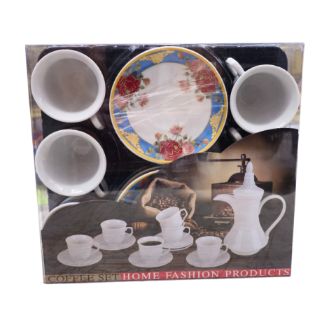 Set cesti cafea cu farfurioare culori diferite [2]