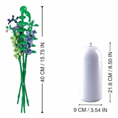 Set constructie Flowers 222 piese Rocket Larkspur [5]