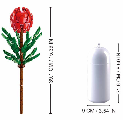 Set constructie Flowers 251 piese Tibouchina urvilleana [5]