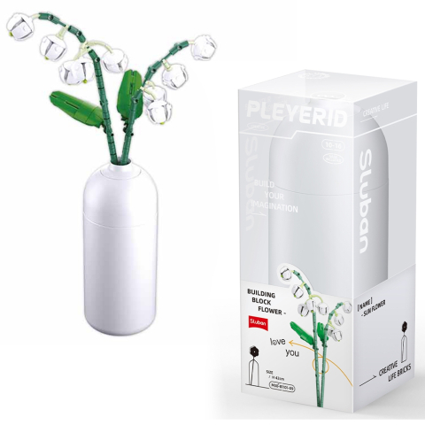 Jucării și jocuri - Set constructie Flowers 253 piese Lacramioara