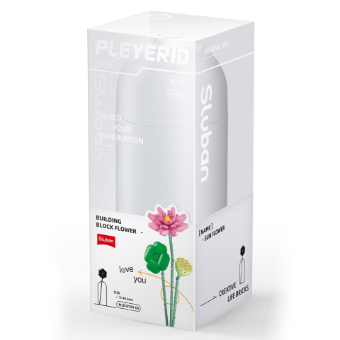 Set constructie Flowers 258 piese Lotus [2]