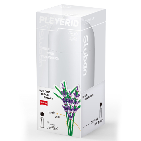 Set constructie Flowers 258 piese Lavanda [2]