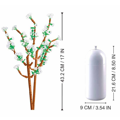 Set constructie Flowers 269 piese Fontanesia [5]