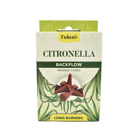 Noutăți Librăria Compas - Set conuri parfumate Citronella 28g 10 bucati /set Tulasi