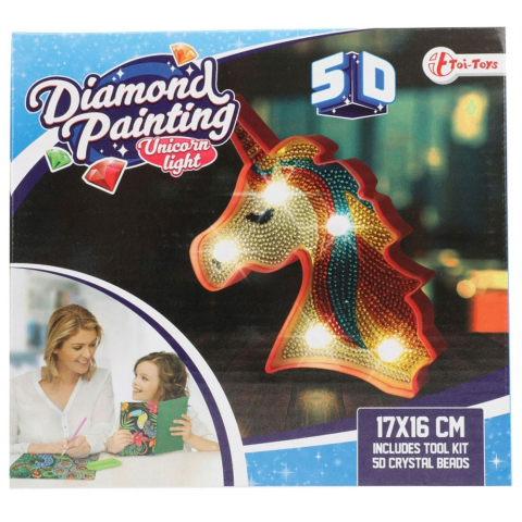 Set creatie cu diamante lampa unicorn Toi-Toys [4]
