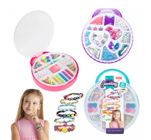 Accesorii personale și beauty - Set creativ bijuterii si bratari Toi-Toys cu gentuta culori diferite