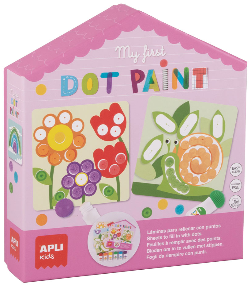 Jucării și jocuri - Set creativ Prima mea vopsea punctata Apli 21.4 x 5.5 x 23.5 cm