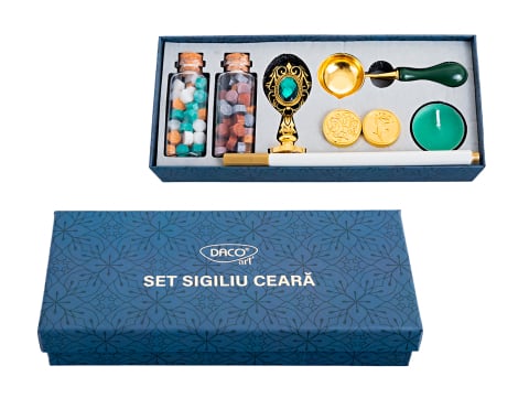 Accesorii craft - Set creativ- sigiliu ceara daco sc078