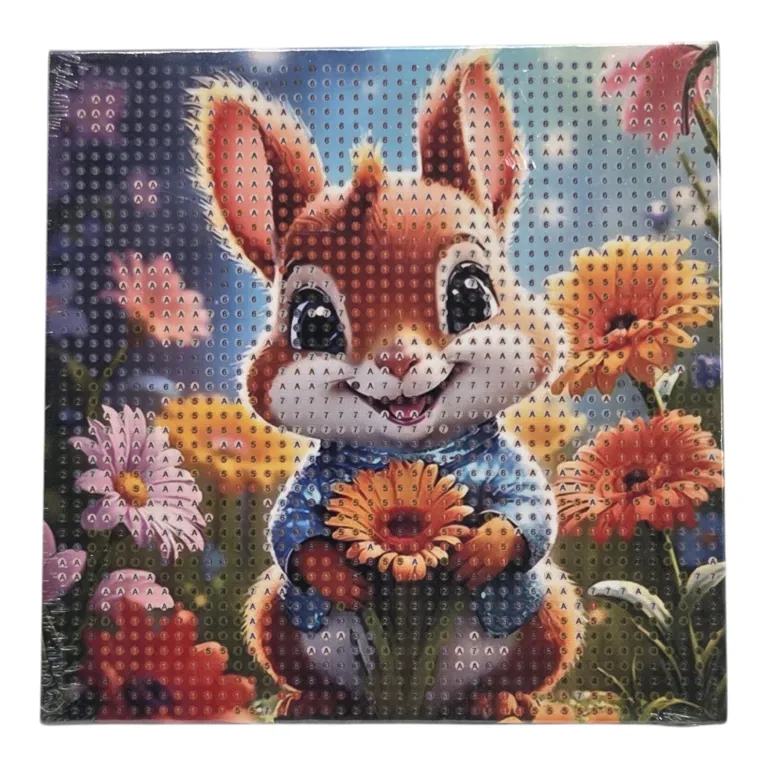 Artă și creativitate - Set creativitate cu diamante iepuras Duoguo 20x20cm