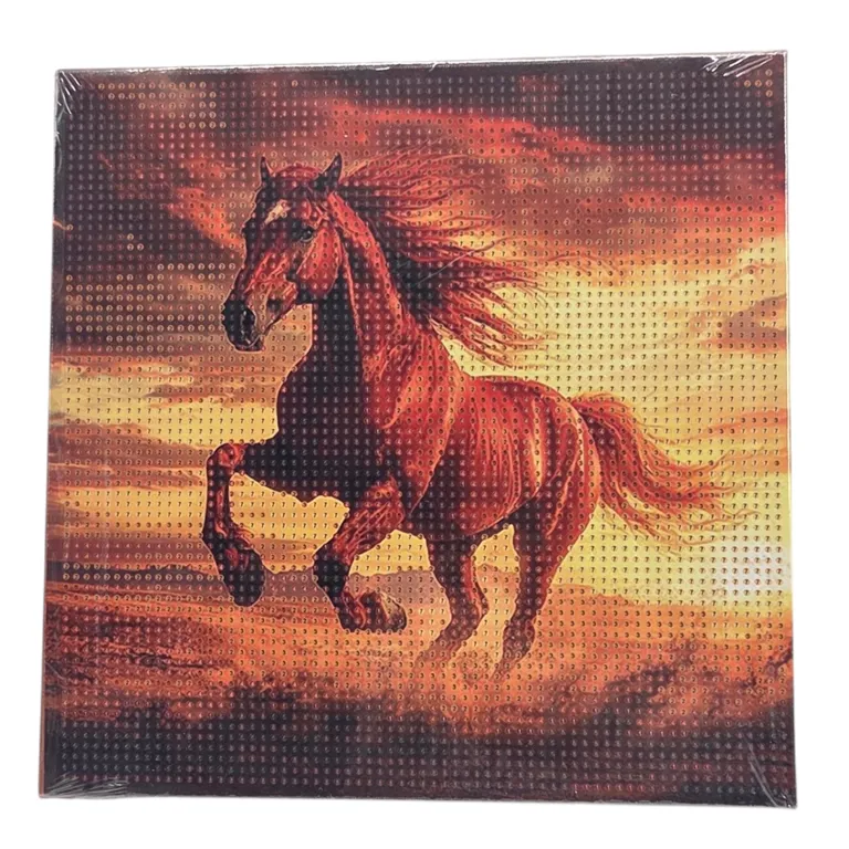 Artă și creativitate - Set creativitate cu diamante cal Duoguo 30x30cm