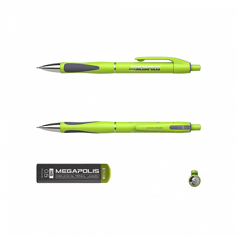 Set creion mecanic ErichKrause MEGAPOLIS Concept cu 20 mine 0.7 mm HB [4]