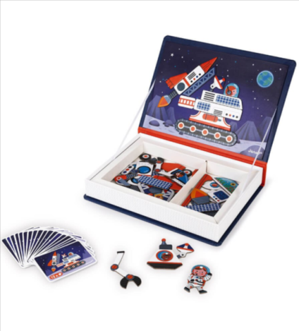 Joc magnetic Janod Magneti Book Cosmos 52 piese [1]