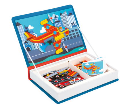 Joc magnetic Janod Magneti Book Pompieri 19 x 4 x 26 cm [2]