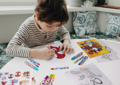 SET DE DESEN IN RUCSAC SPIDEY AND HIS AMAZING FRIENDS [3]