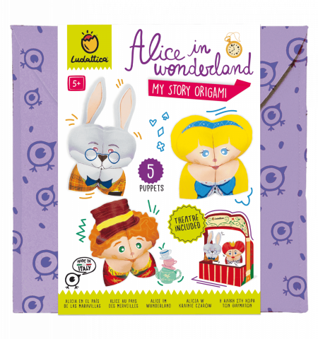Jucării și jocuri - Set creativ My Story Origami Alice in Tara Minunilor Ludattica