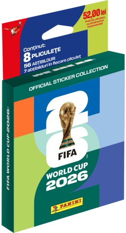Jucării și jocuri - Set Ecoblister cu 8 pachete de abtibilduri Panini Fifa World Cup 2026