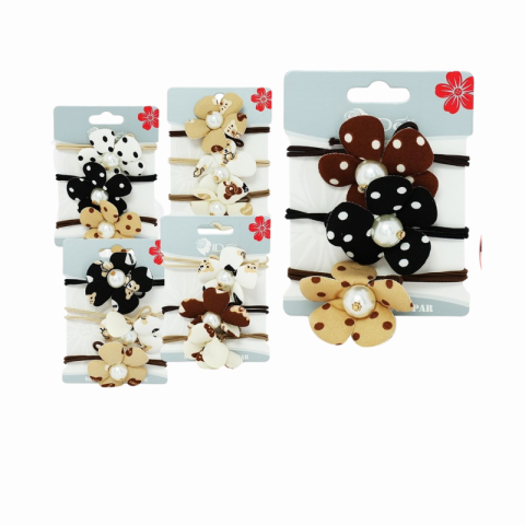 Accesorii personale și beauty - Set elastice de par 3 buc /set  8cm culori diferite