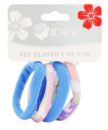 Accesorii pentru păr - Set elastice de par 4.5cm 4 buc /set
