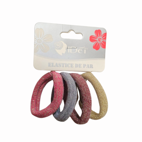 Accesorii personale și beauty - Set elastice de par colorate 4 buc /set