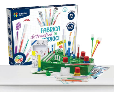 Jocuri educative - Set creativ Fabrica distractiva de carioci