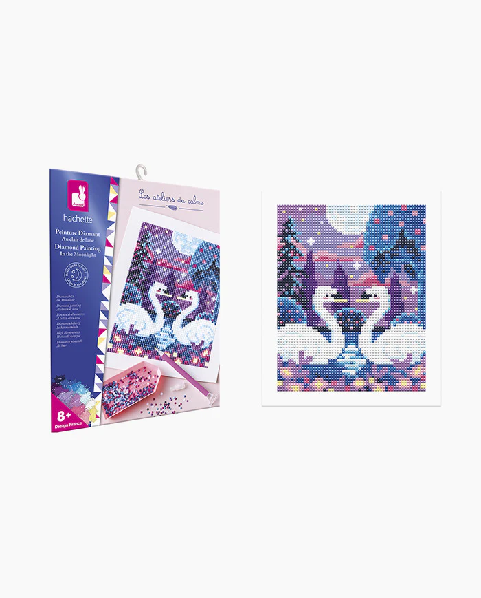 Jucării și jocuri - Set pentru creatie Janod fosforescent Sub Lumina Lunii 8 ani+