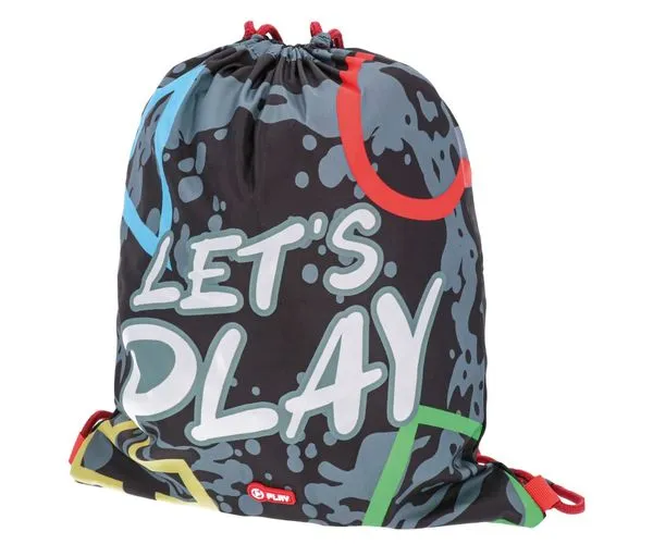 Set ghiozdan si 2 penare sac sport Let s Play 42 x 31 x 16 cm [4]