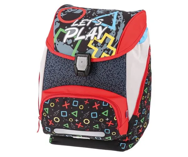 Set ghiozdan si 2 penare sac sport Let s Play 42 x 31 x 16 cm [1]