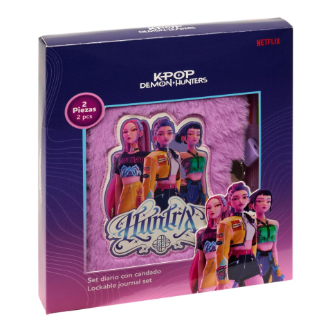 Noutăți Librăria Compas - Set jurnal cu lacat si pix K-Pop Demon Hunters