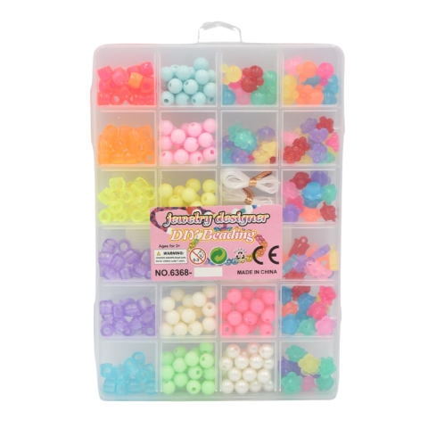 Jucării și jocuri - Set margelute curcubeu Piccolino