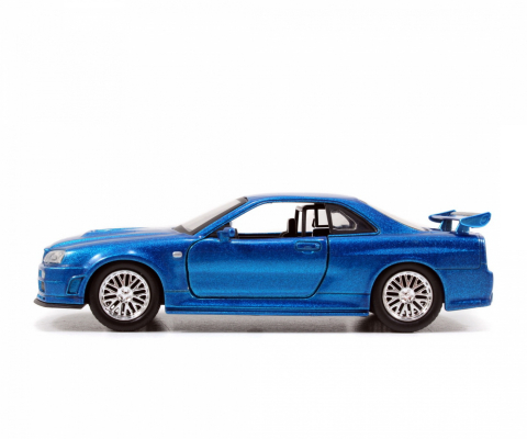 SET MASINUTE METALICE FAST & FURIOUS BRIAN'S NISSAN SKYLINE GT-R(BNR34) SCARA 1 LA 32 [4]