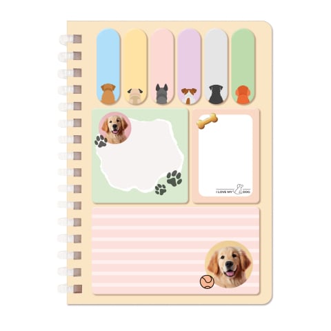 Set memo Mini Meow 30 file si 180 notite adezive Lebez modele diferite [3]