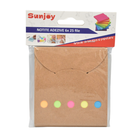 Set notite adezive 6x25 file Sunjoy [1]