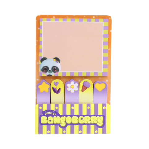 Notes și cuburi memo - Notite adezive Bangoberry Pally Panda 8 x 12.5 x 0.8 cm