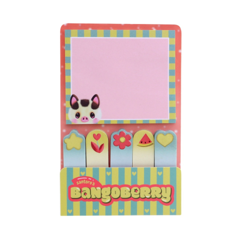 Notes și cuburi memo - Notite adezive Bangoberry Piggy Pig 8 x 12.5 x 0.8 cm