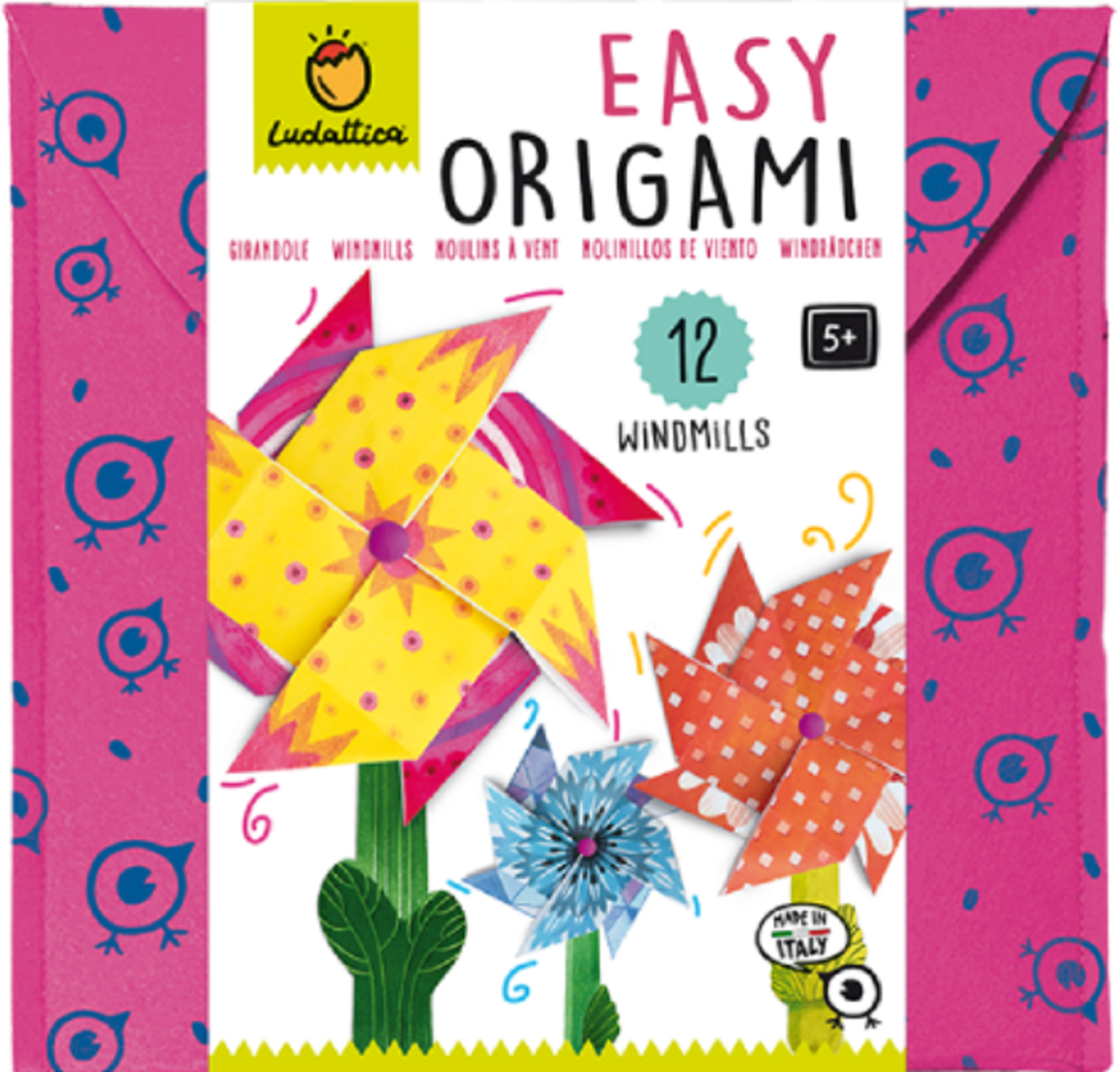 Jucării creative și senzoriale - Set creativ Easy Origami Ludattica 22.5 x 22.5 x 22.5 cm