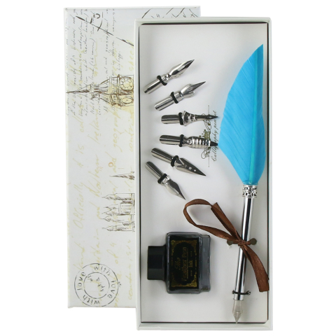 Set Pana de scris Big Ben 8 piese culori diferite [6]