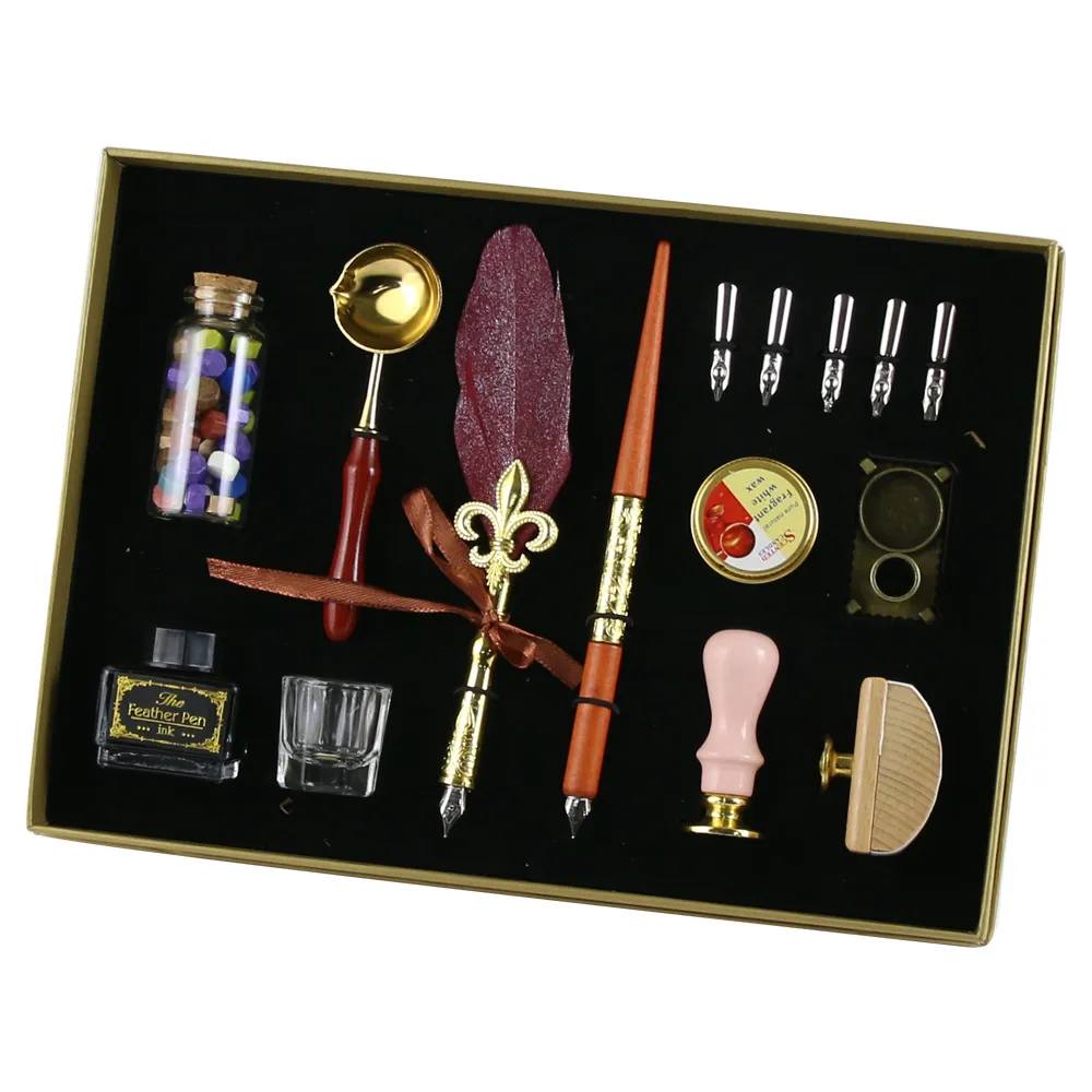 Stilouri premium - Set pana de scris Calligraphy 15 piese