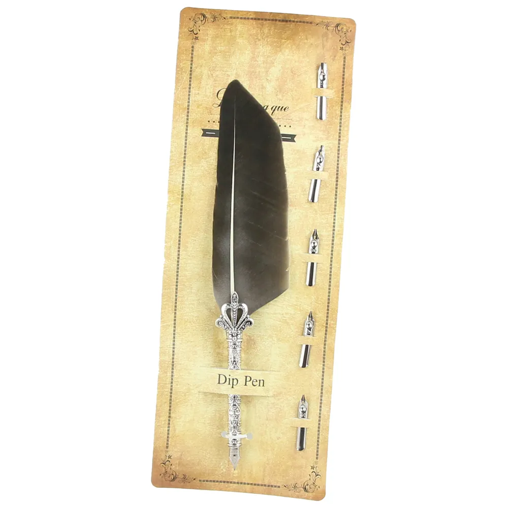 Set pana de scris Dip pen 6 piese culori diferite [3]