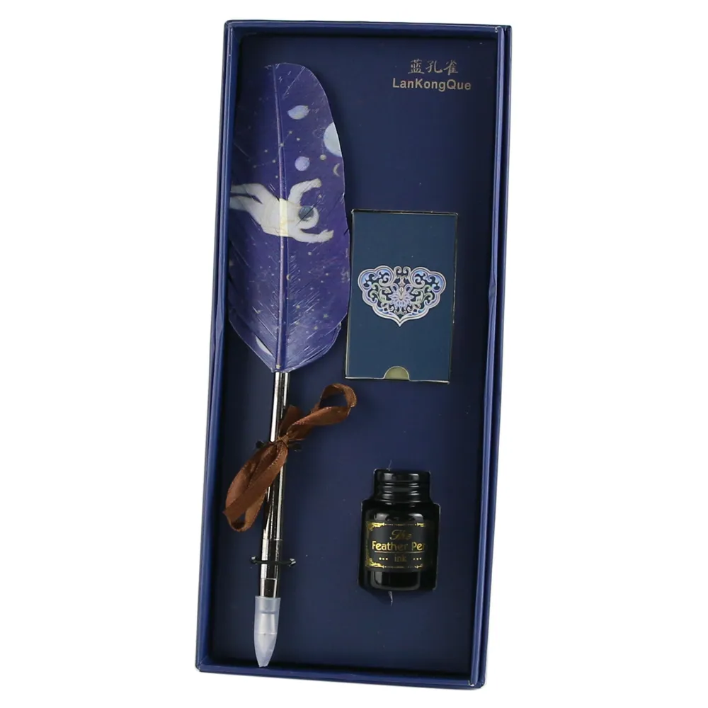 Stilouri premium - Set Pana de scris Moon 11x25x4 cm