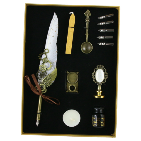 Set pana de scris Vintage 12 piese culori diferite [1]