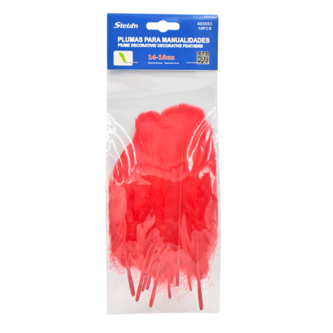 Artă și creativitate - Pene pentru activitati creative 10/set diverse culori