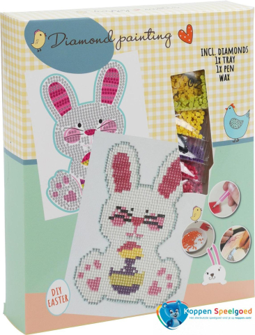 Set de pictura cu diamante pentru Paste 17 x 17 cm modele diferite [3]